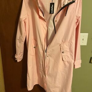 Zeagoo Women's Light Pink Rain Coat. NWT. Boutique